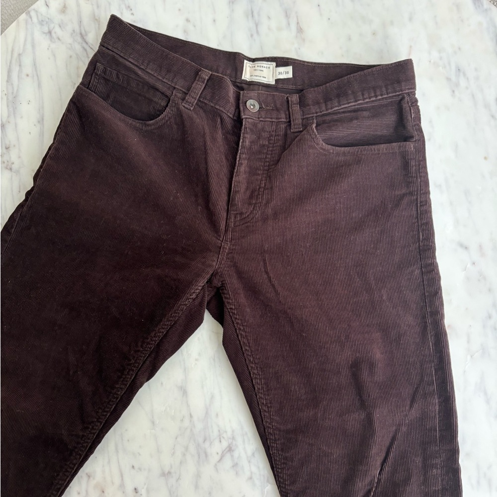 Club Monaco corduroy brown pants in men’s 30/30